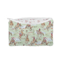 Birdie Sage Quilted Makeup Bag