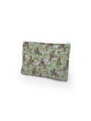 Birdie Sage Quilted Makeup Bag