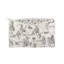 Birdie Linen/Black Makeup Bag