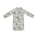 Birdie Linen / Black Quilted Duster