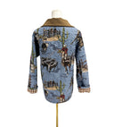 Blaze Chambray Quilted Barn Jacket