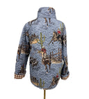 Blaze Chambray Quilted Snap Jacket