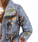Blaze Chambray Quilted Duster