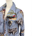 Blaze Chambray Quilted Duster