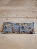 Blaze Chambray Quilted Oblong 14" x33" Pillow