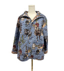 Blaze Chambray Quilted Snap Jacket