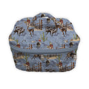 Blaze Chambray Quilted Travel Case