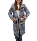 Blaze Chambray Quilted Duster