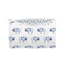 Buffalo Icon Blue Quilted Makeup Bag