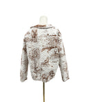 Buffalo Toile Brown Quilted Bomber Jacket *Web Exclusive*