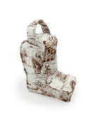 Buffalo Toile Brown Quilted Boot Bag