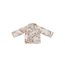 Buffalo Toile Brown Youth Quilted Snap Jacket