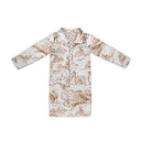 Buffalo Toile Brown Quilted Duster