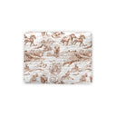 Buffalo Toile Brown Quilted Pet Bed