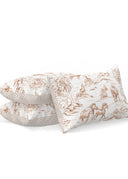 Buffalo Toile Brown Quilt