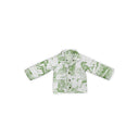 Buffalo Toile Green Youth Quilted Snap Jacket