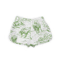 Buffalo Toile Green Quilted Scallop Shorts *Web Exclusive*