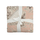 Buffalo Toile Rose Baby Blanket