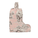 Buffalo Toile Rose Quilted Boot Bag