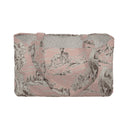 Buffalo Toile Rose Quilted Tote