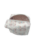 Butterfly Icon Patchwork Pastel Quilted Makeup Bag