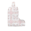 Butterfly Patchwork Pastel Quilted Boot Bag