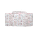 Butterfly Patchwork Pastel Quilted Weekender Duffle Bag