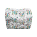 Butterfly Patchwork Icon Turquoise Quilted Makeup Bag
