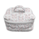 Butterfly Patchwork Pastel Quilted Travel Case