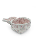 Butterfly Patchwork Pastel Quilted Travel Case