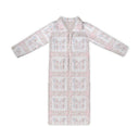 Butterfly Patchwork Pastel Quilted Maxi Coat *Web Exclusive*