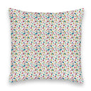 Butterfly Patchwork Turquoise Quilted 20" Pillow