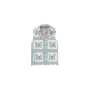 Butterfly Patchwork Turquoise Quilted Ruby Vest