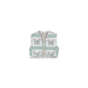 Butterfly Patchwork Turquoise Quilted Tara Vest