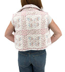 Butterfly Patchwork Pastel Quilted Cate Vest
