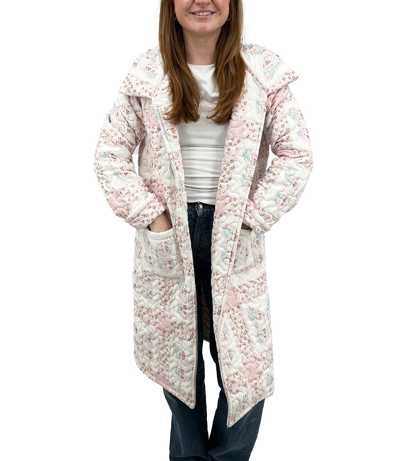Butterfly Patchwork Pastel Quilted Duster – Ida Mae Home