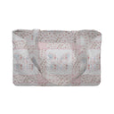 Butterfly Patchwork Pastel Quilted Tote