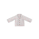 Butterfly Patchwork Pastel Youth Quilted Snap Jacket