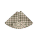 Carrie Plaid Linen Tree Skirt