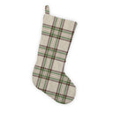 Carrie Plaid Linen Stocking