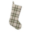 Carrie Plaid Linen Stocking