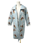 Casey Cowgirl Patchwork Blue Quilted Duster