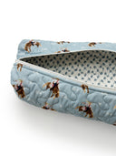 Casey Cowgirl Patchwork Blue Quilted Hot Tools Bag