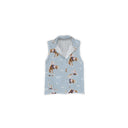 Casey Cowgirl Patchwork Blue Quilted Ruby Vest