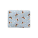 Casey Cowgirl Blue Quilted Pet Bed