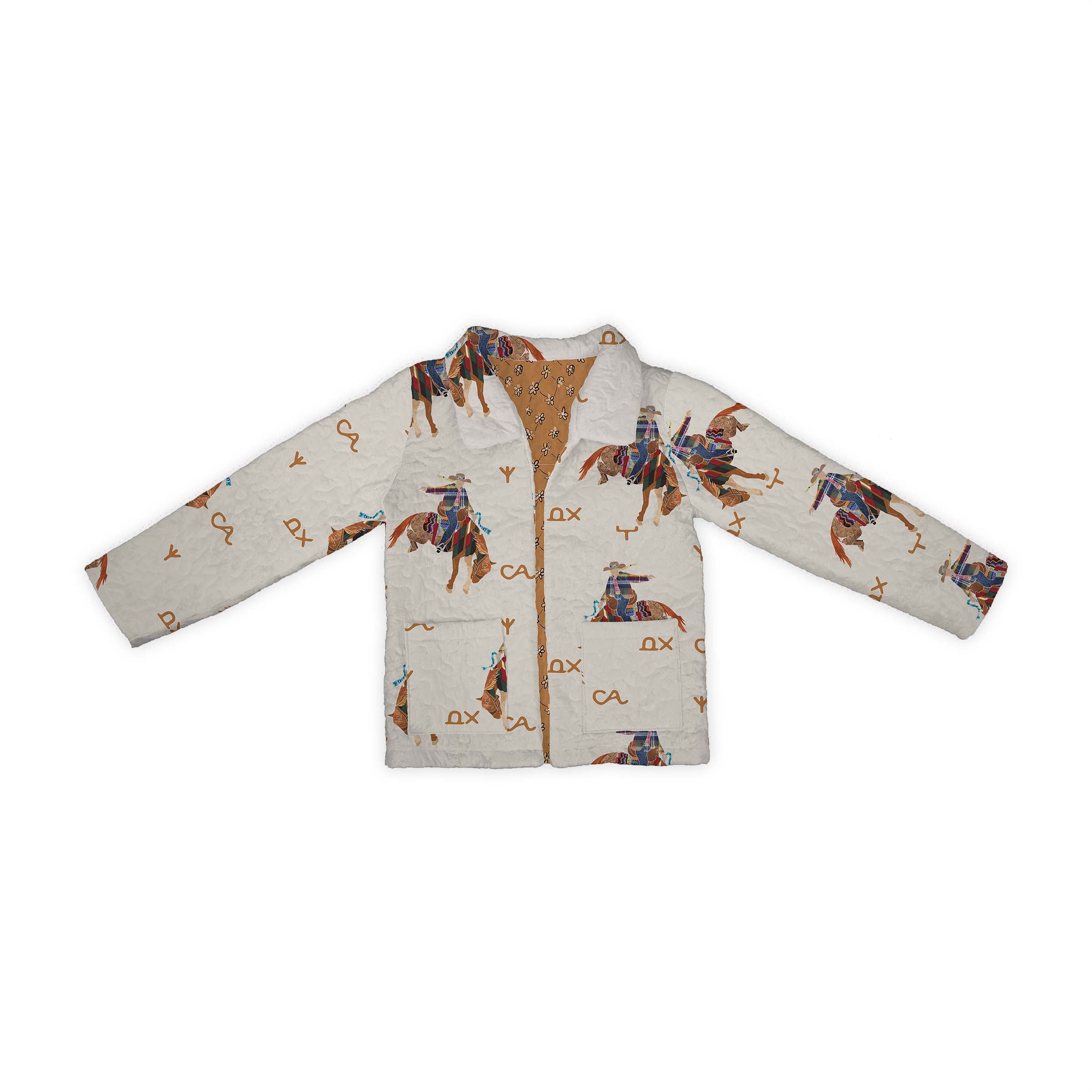 Casey Cowgirl Patchwork Linen Quilted Jacket – Ida Mae Home