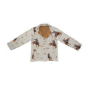 Casey Cowgirl Patchwork Linen Quilted Snap Jacket