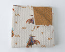 Casey Cowgirl Patchwork Linen Quilt