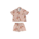 Casey Cowgirl Patchwork Rose Shorty Pajama Set