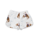 Casey Cowgirl Patchwork White Quilted Scallop Shorts *Web Exclusive*
